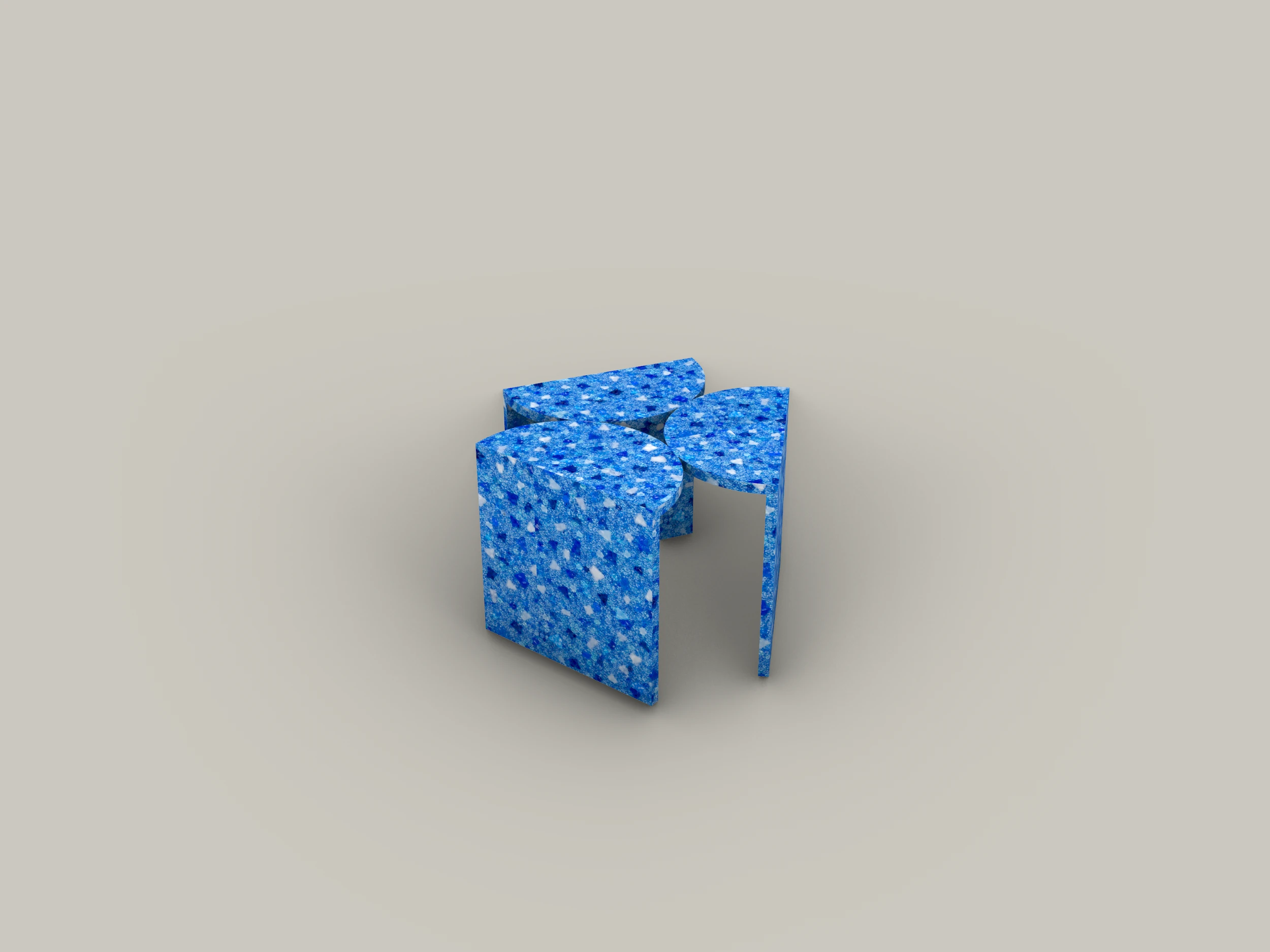 Visualização 3D ilustrativa: Mesa Capitu